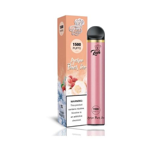 Lush Disposable E-Cigs (1500 Puffs) lychee peach ice