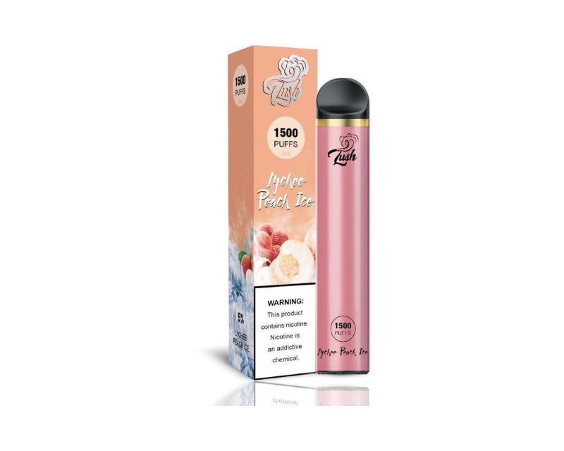 Lush Disposable E-Cigs (1500 Puffs) lychee peach ice