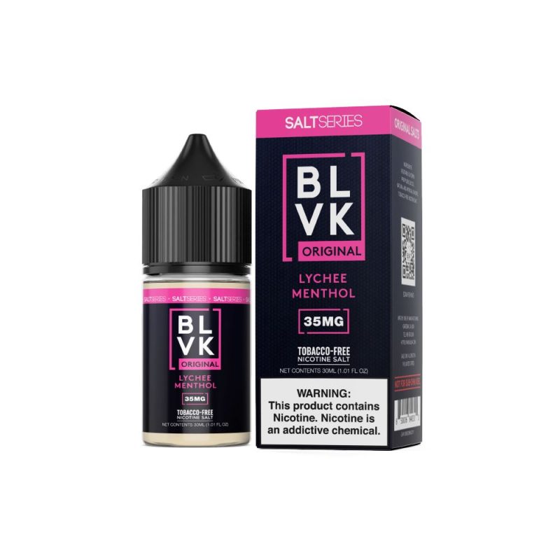 lychee menthol lychee by blvk unicorn nicotine salt 30ml 120500