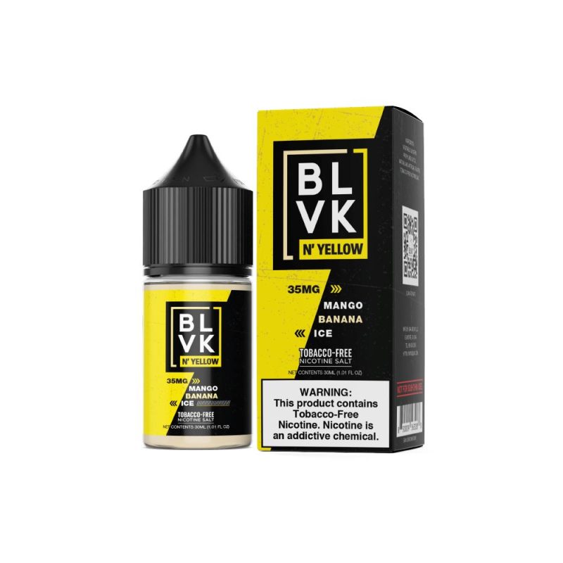 mango banana ice by blvk n yellow salt 30ml 535877