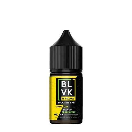 Mango Grape Apple Ice by BLVK N' Yellow Salt 30ml bottle