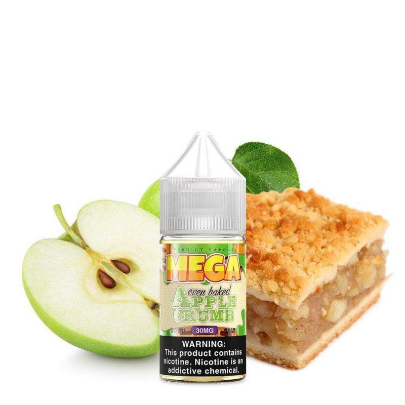 mega salts apple crumb 30ml eliquid 343643