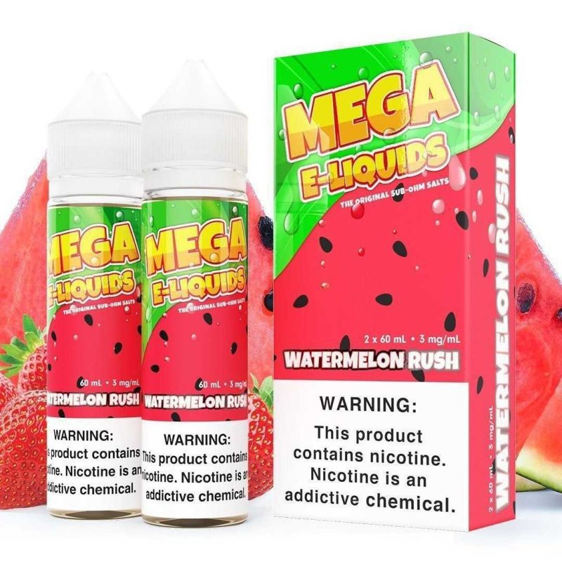 mega sub ohm salt series watermelon rush 2x60ml eliquid 473713