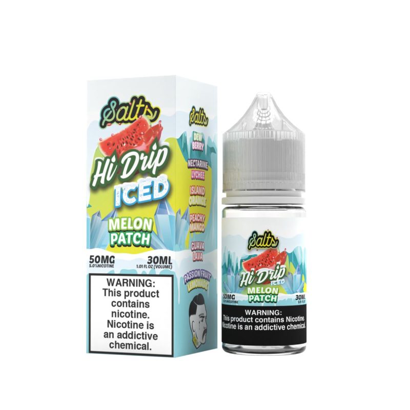 melon patch iced by hi drip salts series 30ml 522164