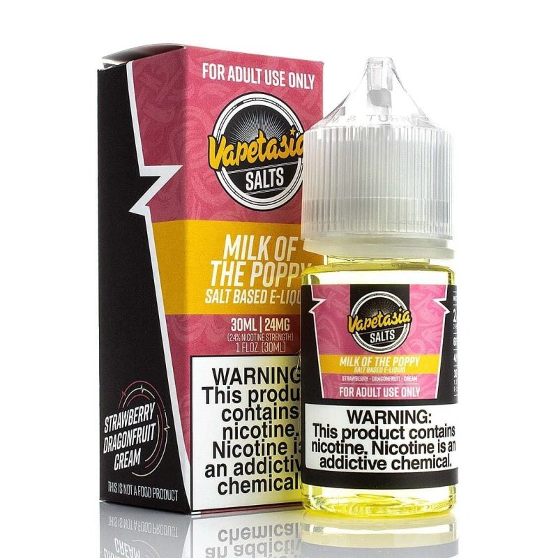 milk of the poppy by vapetasia salts 30ml 137009