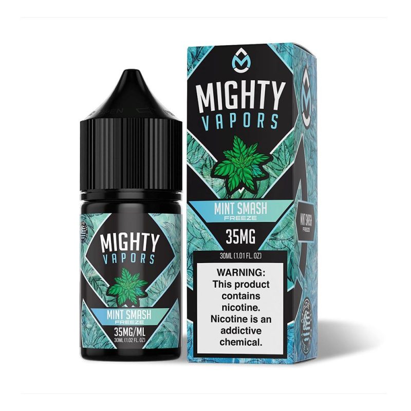 mint smash freeze by mighty vapors e juice 30mlsalts 251290