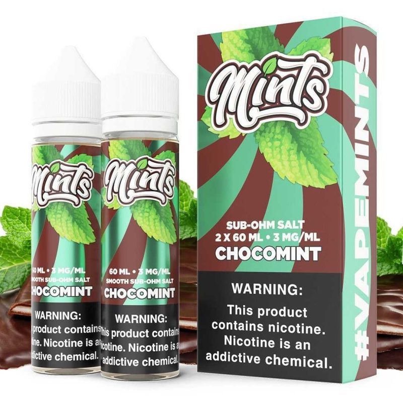 mints sub ohm salt series chocomint 2x60ml eliquid 987188