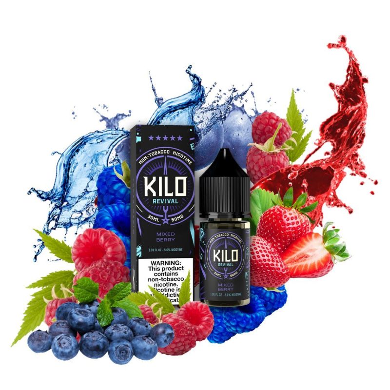 mixed berries by kilo revival synthetic salt 30ml 170569