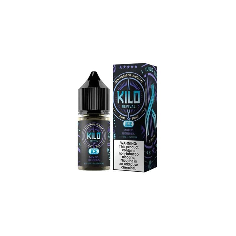 mixed berries ice by kilo revival tobacco free nicotine salt series 30ml 513488