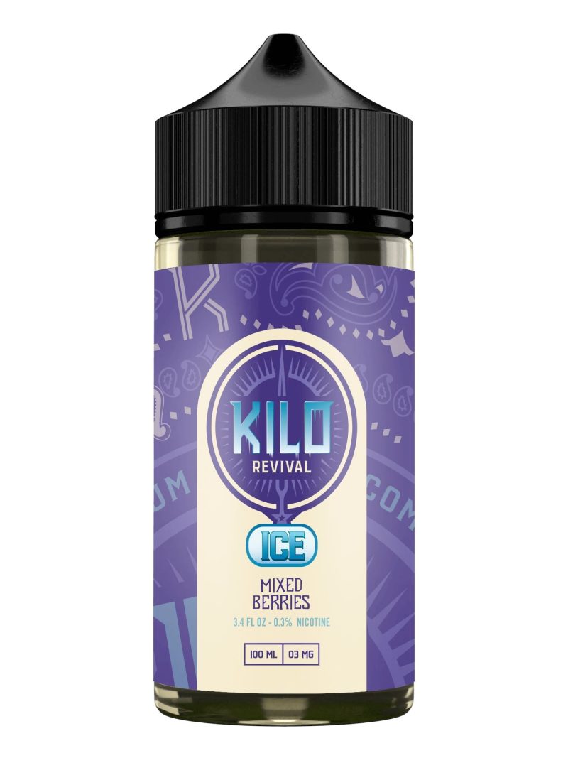 mixed berries ice by kilo revival tobacco free nicotine series 100ml 176731