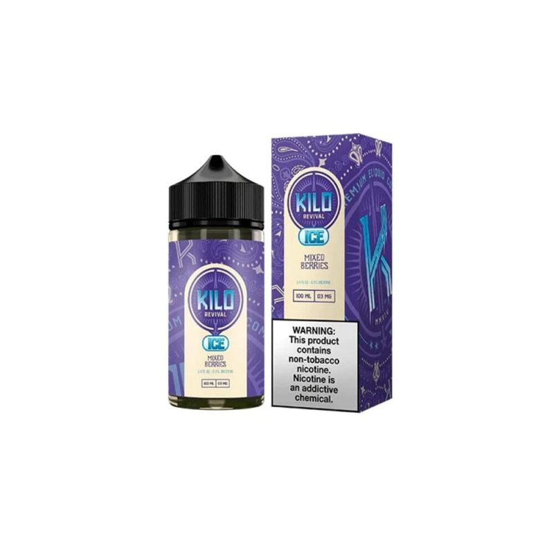 mixed berries ice by kilo revival tobacco free nicotine series 100ml 529216