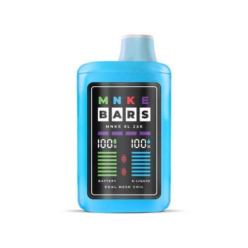 MNKE Bars XL ZERO Disposable - Blue Kiwi Ice