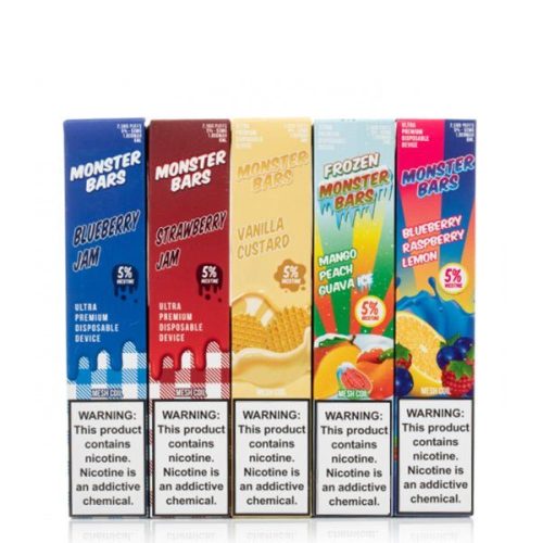 monster bars disposable 2500 puffs 6ml flawless vape shop 937208