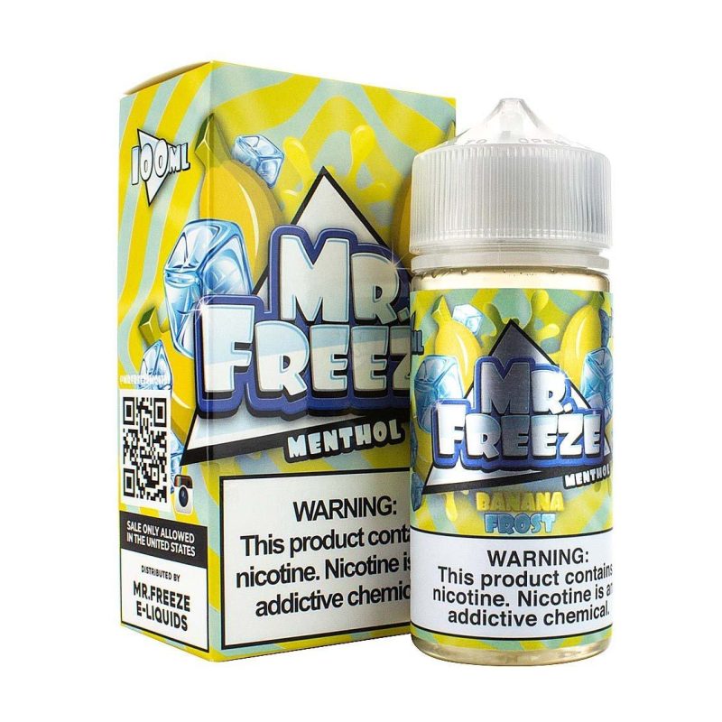 mr freeze menthol banana frost 100ml eliquid 308493