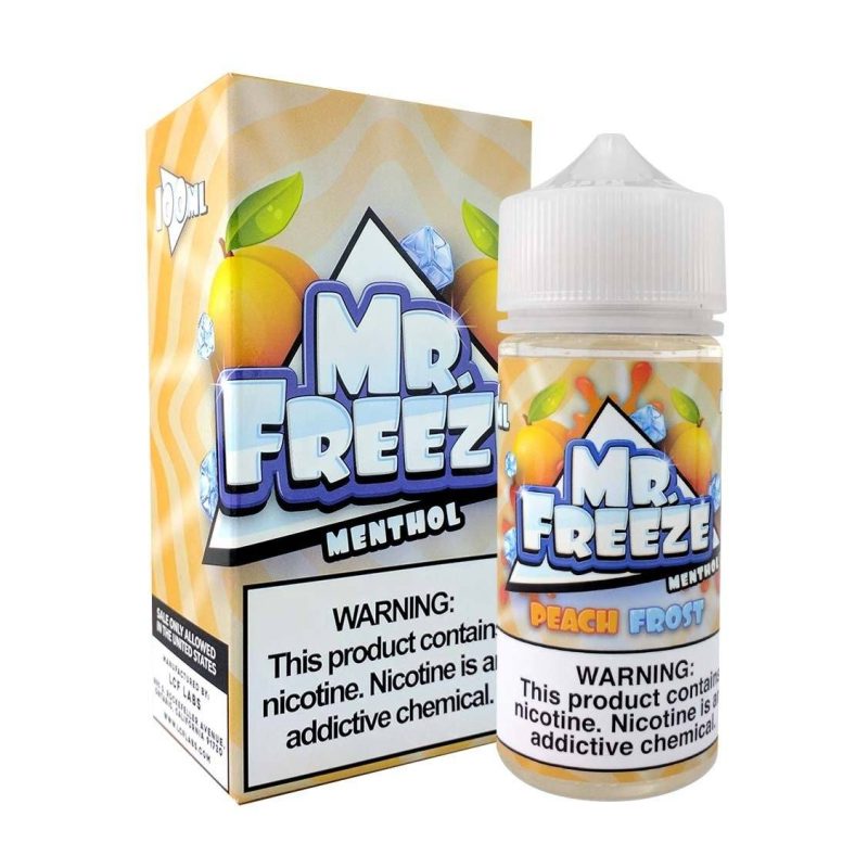 mr freeze menthol peach frost 100ml eliquid 586295