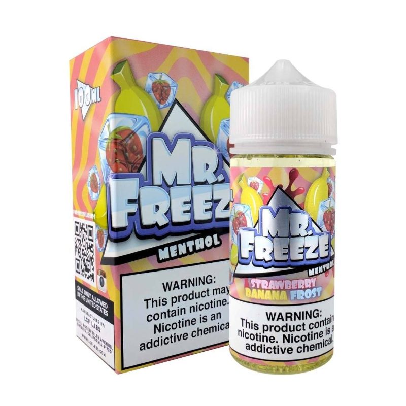 mr freeze menthol strawberry banana frost 100ml eliquid 342253