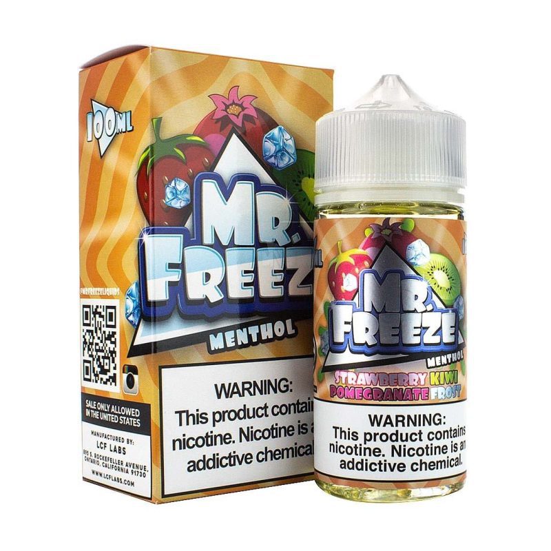 mr freeze menthol strawberry kiwi pomegranate frost 100ml eliquid 263405