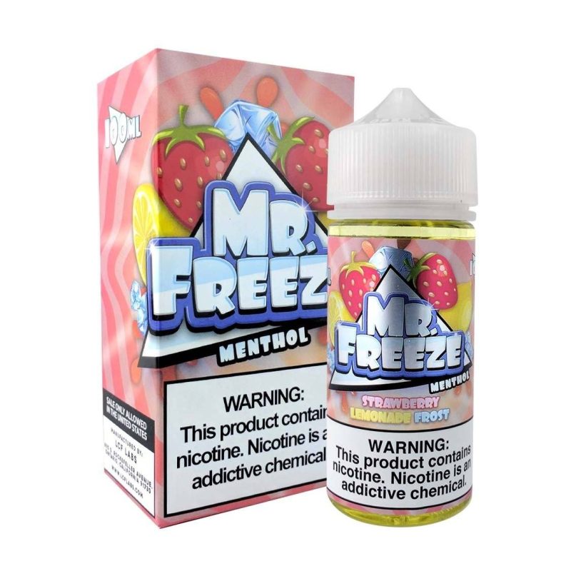 mr freeze menthol strawberry lemonade frost 100ml eliquid 700215