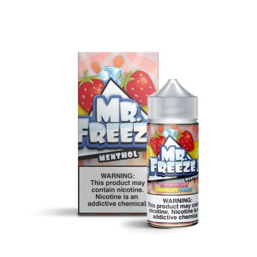 mr freeze tf nic series 100ml strawberry lemonade frost 785431