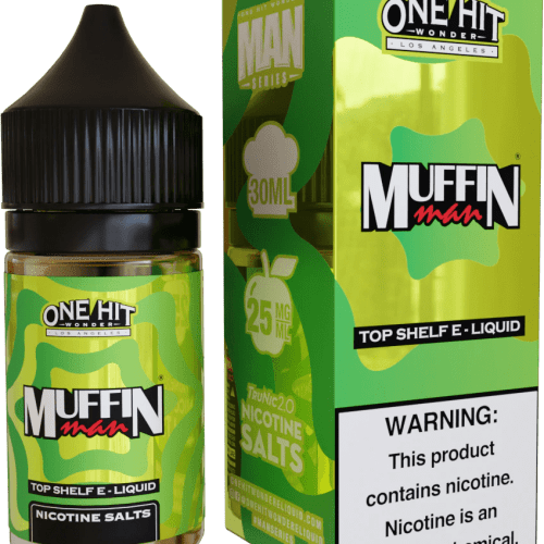 Muffin Man by One Hit Wonder TF-Nic 30mL Salt Series with packaging