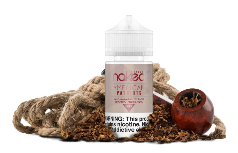 naked 100 tobacco american patriots 60ml eliquid 565350