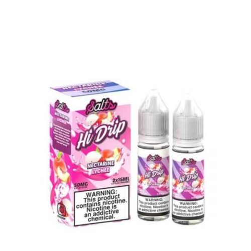 Nectarine Lychee by Hi Drip Salts 30ML with packaging