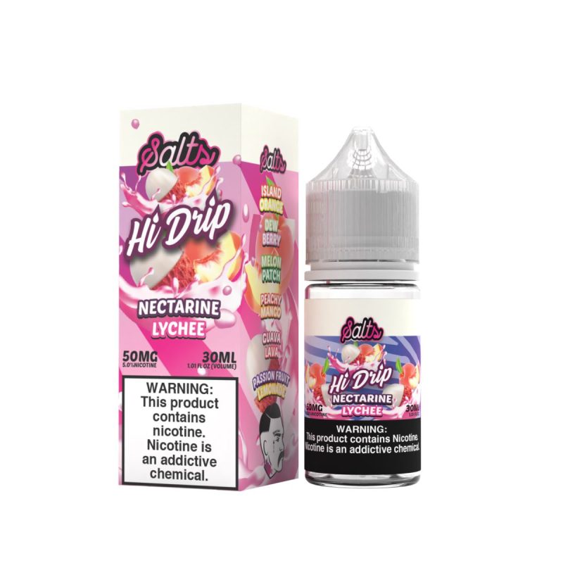 nectarine lychee by hi drip salts series 30ml 558534