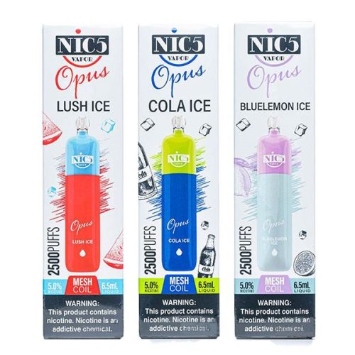 nic5 disposable 2500 puffs 65ml 569444