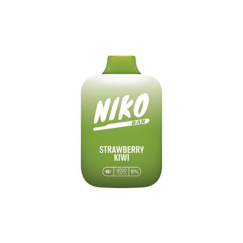 Niko Bar Disposable | 7000 Puffs | 15mL 50mg - Strawberry Kiwi