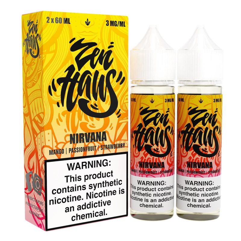 nirvana by zen haus e liquid 2x 60ml 204220