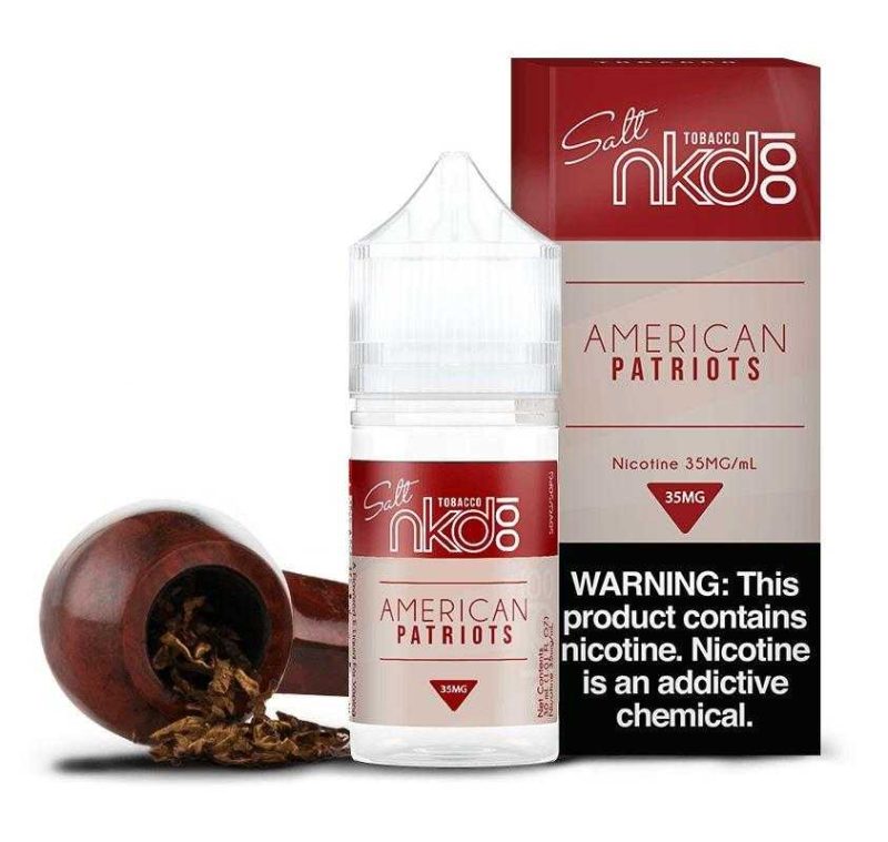 nkd 100 salt american patriots 30ml eliquid 377827