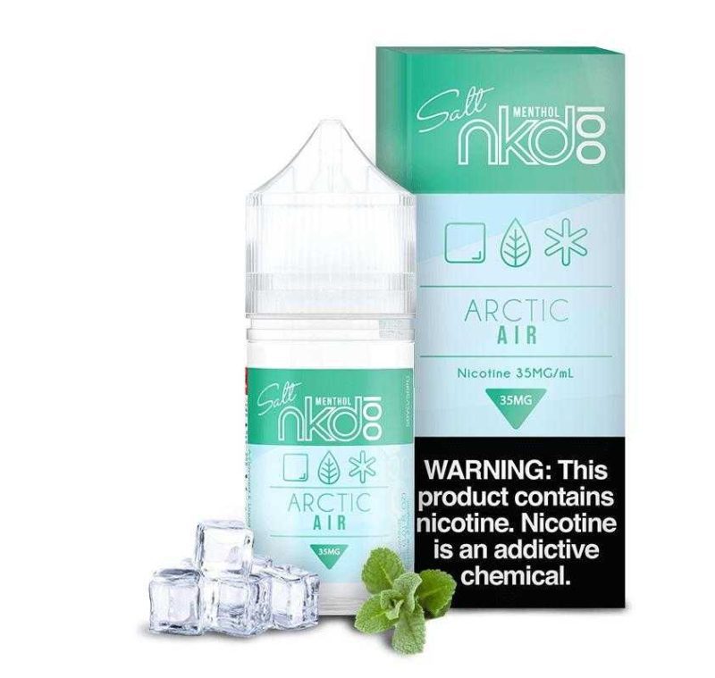 nkd 100 salt arctic air mint 30ml eliquid 386487