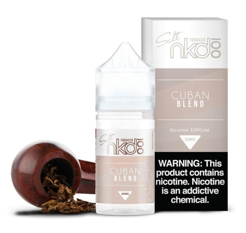 nkd 100 salt cuban blend 30ml eliquid 317389