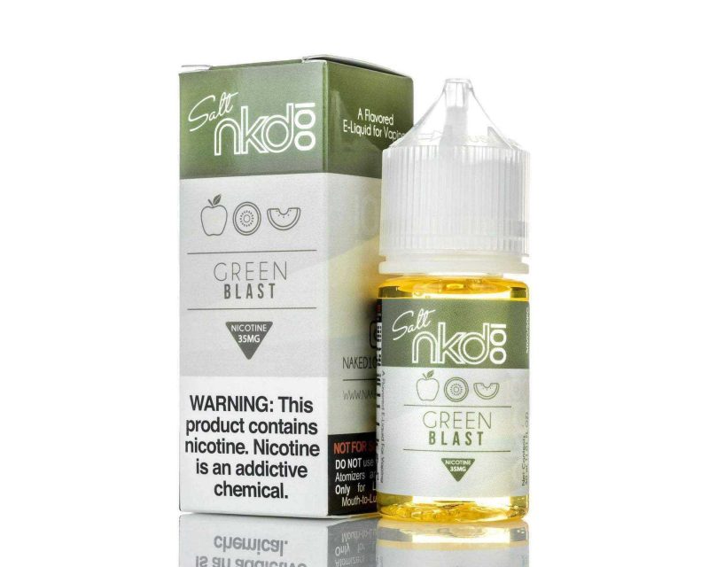 nkd 100 salt green blast melon kiwi 30ml eliquid 390213