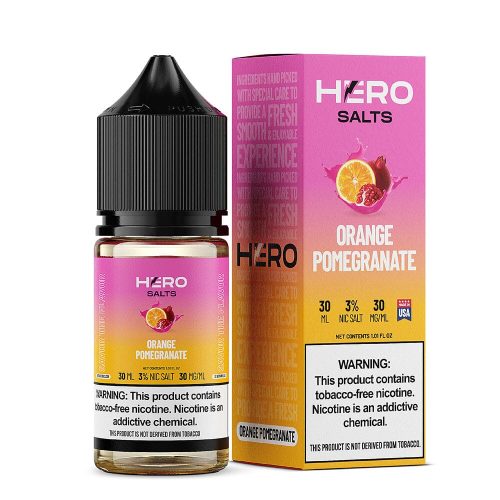 Orange Pomegranate by Hero E-Liquid 30mL (Salts)