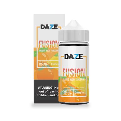 Orange Yuzu Tangerine by 7 Daze E-Liquid 100mL with Packaging