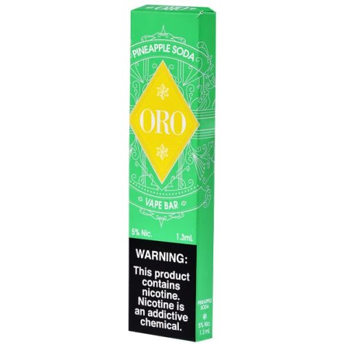 ORO Disposable | 300 Puffs | 1.3ml pineapple soda packaging