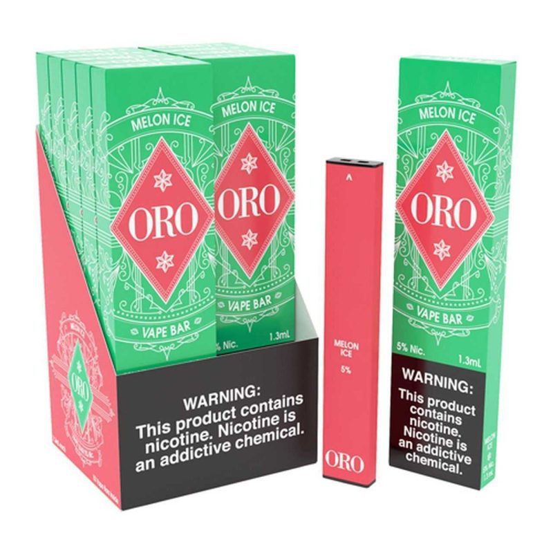 ORO Disposable | 300 Puffs | 1.3ml melon ice with packaging