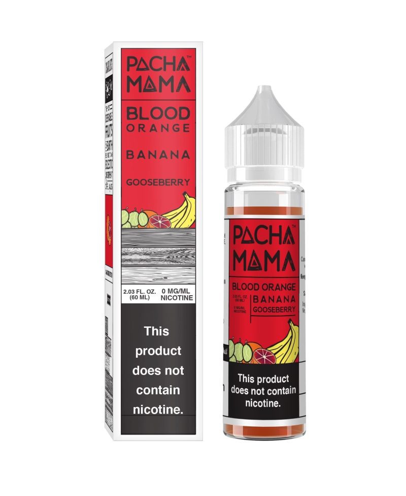 pachamama blood orange banana gooseberry 60ml eliquid 856698