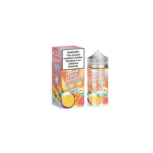 passionfruit orange guava ice by frozen fruit monster e liquid 468301