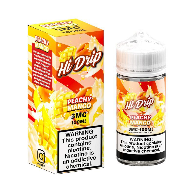 peachy mango by hi drip e liquid 100ml 813217