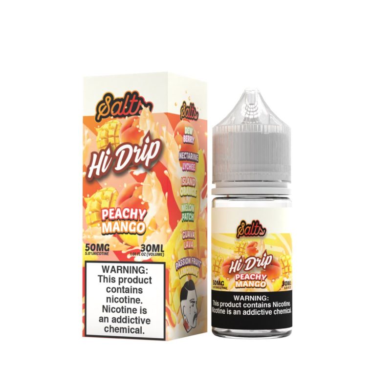 peachy mango by hi drip salts series 30ml 893923