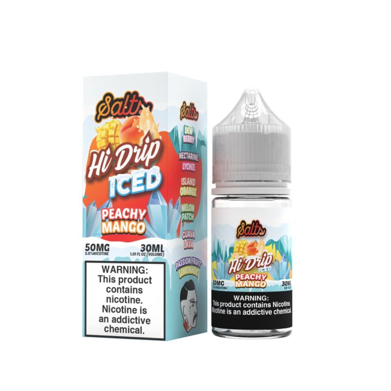 peachy mango iced by hi drip salts series 30ml 647121