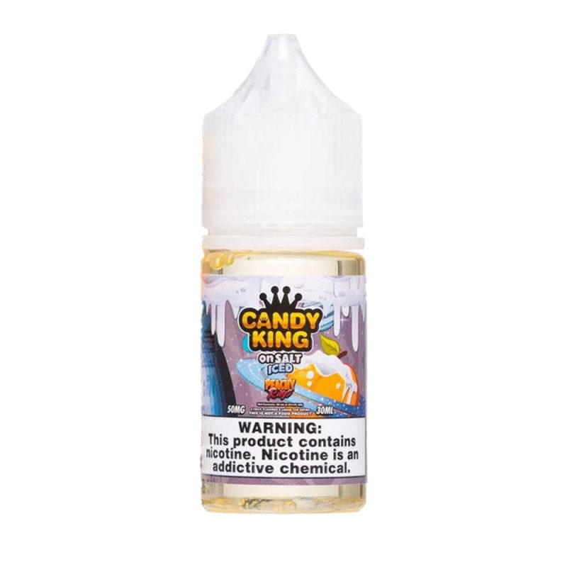 peachy rings by candy king on ice salt 30ml 888066