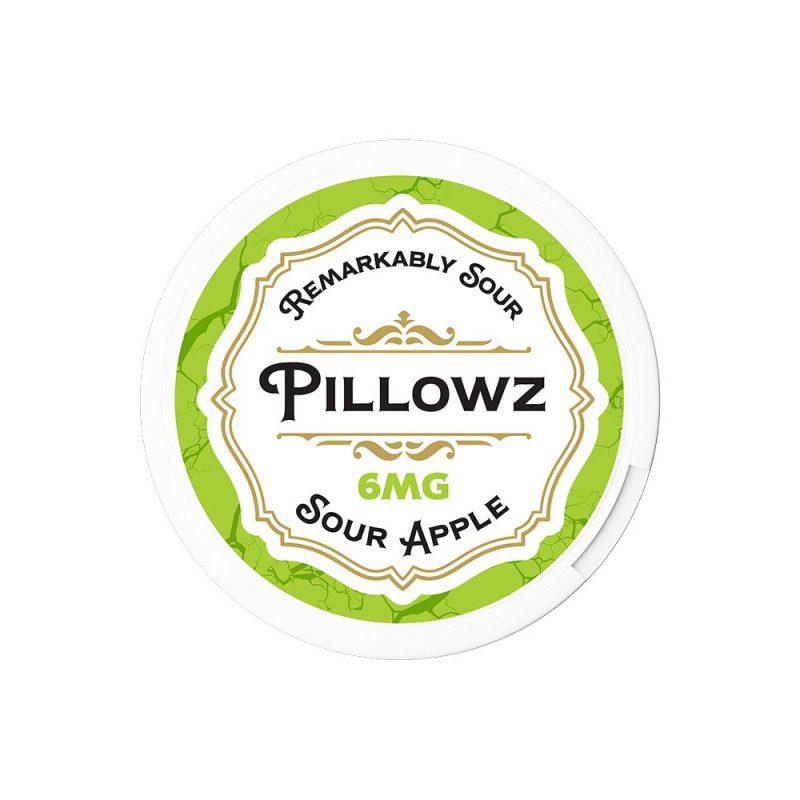 Pillowz TFN Nicotine Pouches (20ct Can)(5-Can Pack) Sour Apple 06mg