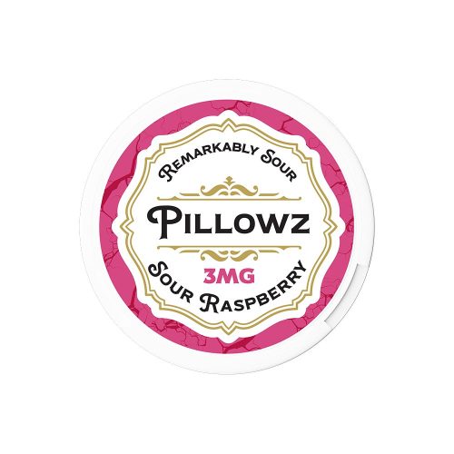 Pillowz TFN Nicotine Pouches (20ct Can)(5-Can Pack) Sour Raspberry 03mg