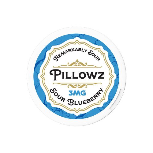 Pillowz TFN Nicotine Pouches (20ct Can)(5-Can Pack) Sour Blueberry 03mg