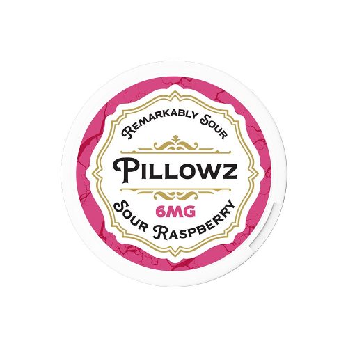 Pillowz TFN Nicotine Pouches (20ct Can)(5-Can Pack) Sour Raspberry 06mg