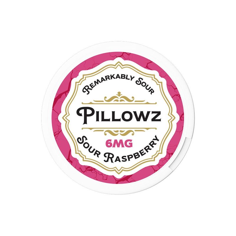 Pillowz TFN Nicotine Pouches (20ct Can)(5-Can Pack) Sour Raspberry 06mg