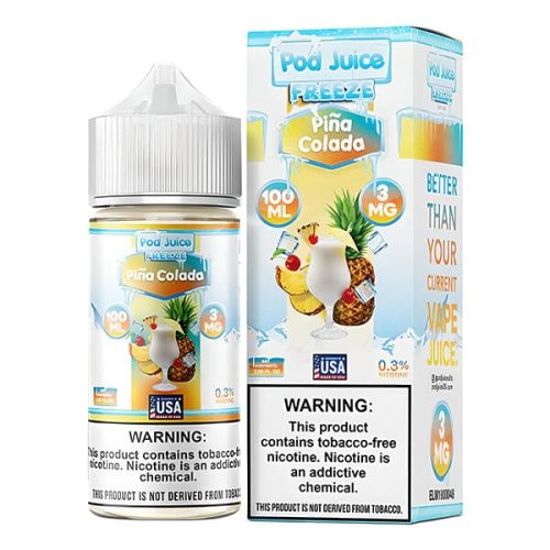 Pina Colada Freeze | Pod Juice Series E-Liquid | 100mL with packaging